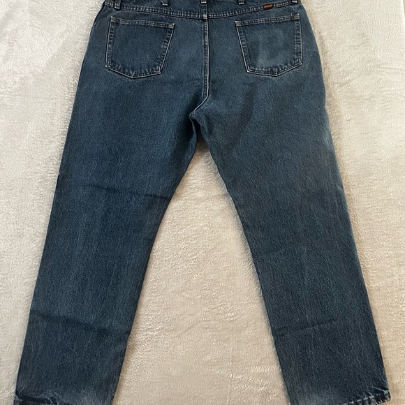 Rustler Blue Jeans 42x30 Regular Fit Straight Leg Medium Wash - Picture 3 of 3